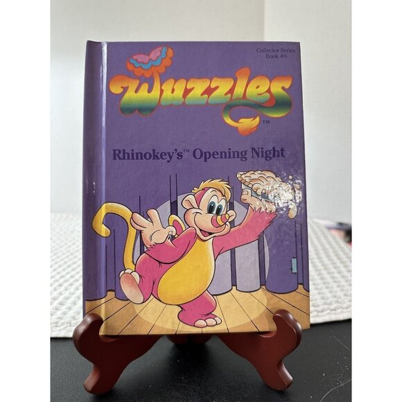 Toys Hasbro Hardcover Wuzzles Rhinokeys Opening Night Book Vintage